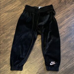 Nike Kids Black Velvet Joggers 18M
